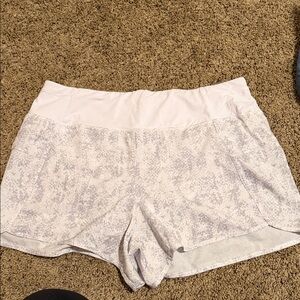 RBX White and Light Gray Patterned Lounge Shorts